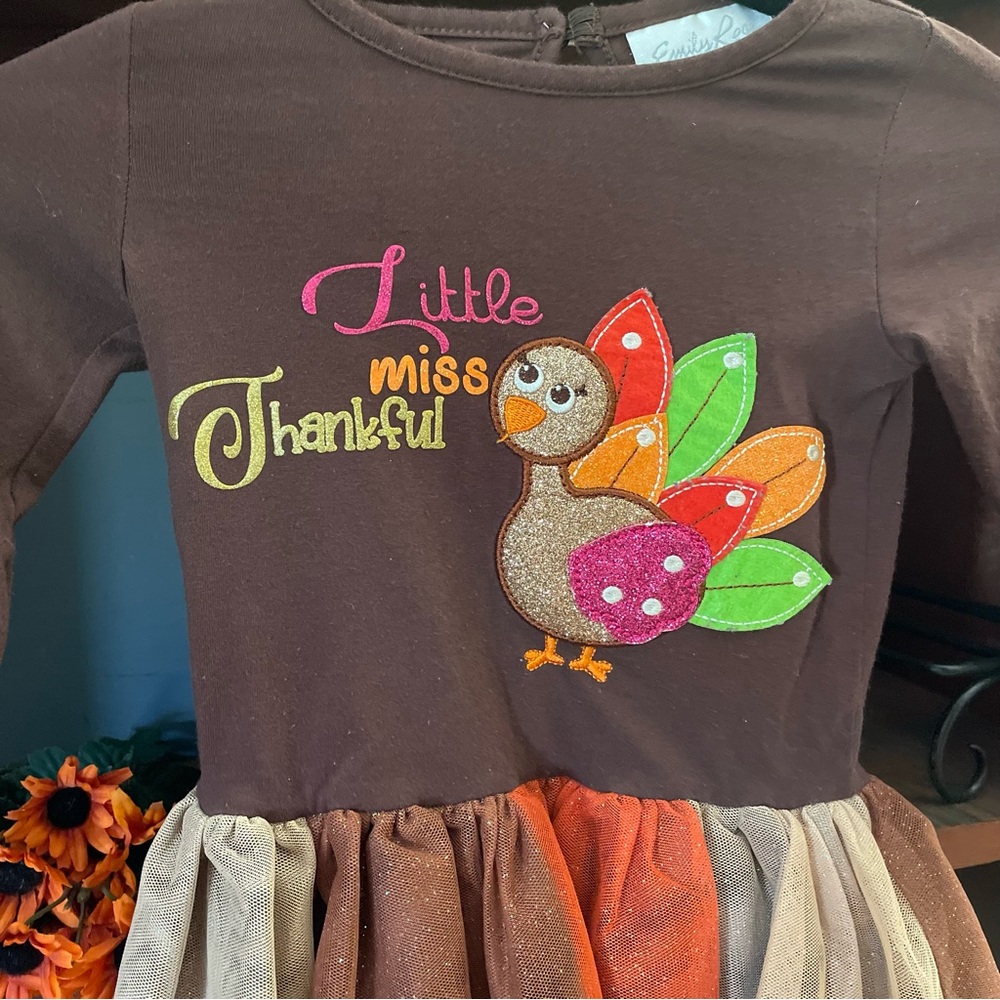 Emily Rose “Little Miss Thankful” Toddler Dress. Adorable, holiday or everyday!